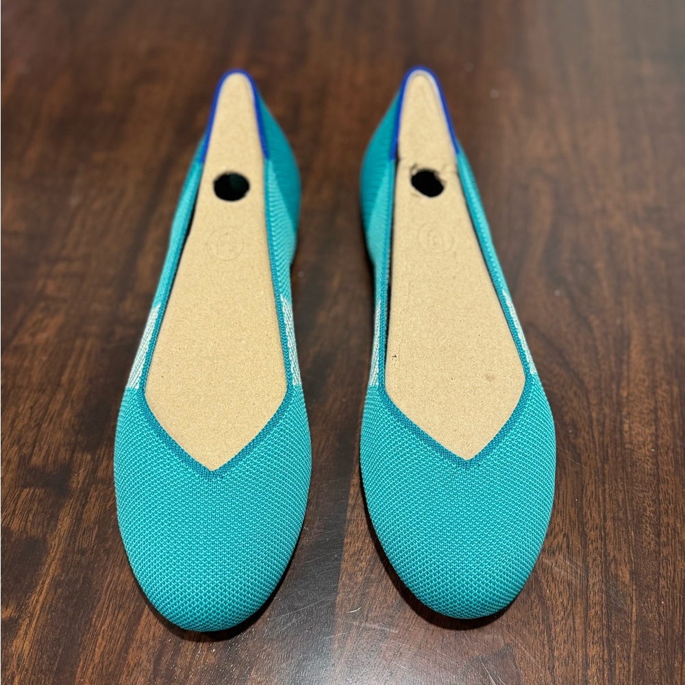 NWT Rothy's Original flats in Calypso Blue